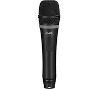 IMG Stageline DM-3400 - Microfono dinamico per palco, voce e canto, colore: Nero