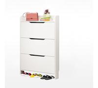 IMGASDCSD Armadio per l’immagazzinamento, cassetto per scarp Scarpiera sottile for ingresso multicolore 50-80x13x118cm(White,W80CM)