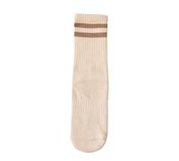IMGASDCSD Calzini Antiscivolo, Calzini per Pilates, Barre, Women's Cotton Silicone Yoga Socks Multicolor Size 36-40(Beige)
