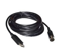 IMGASDCSD Cavi Cavo convertitore seriale RS232 da USB a DIN 8 Pin Maschio for indicatore di Peso elettronico su PC(1.8m)