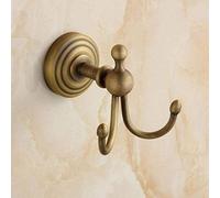 IMGASDCSD Ganci autoadesivi, ganci appendiabiti, Bathroom Hooks For Coat, Robe, And Clothes In Brass And Bronze, Self Adhesive, One Size