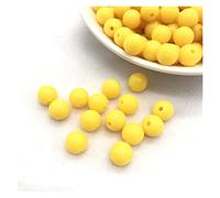 IMGASDCSD Liste di Prodotti Artigianali Perle finte in Acrilico, Perline Rotonde distanziatrici da 6 mm, Multicolore, Confezione da 100 Pezzi, for la creazione di Gioielli Fai da Te.(2)