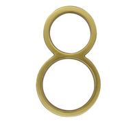 IMGASDCSD Numeri per cassetta postale 3D, 152 mm, dorato, galleggiante, moderno, numero civico per porta e indirizzo di casa, per targhe digitali da esterno, 15,2 cm, #0-9 (8)