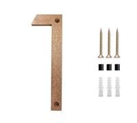 IMGASDCSD Numeri per cassetta postale 3D, 200 mm, numero civico galleggiante in ABS dorato con numeri per indirizzo, numero 0-9 lettere grandi e moderne (1)