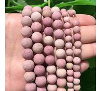 IMGASDCSD Perline Perline Rotonde in Pietra for la creazione di Gioielli Multicolore da 4 a 12 mm, Confezione da 5 Misure(Red Wood Jasper,4mm 91pcs)
