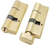 IMGASDCSD Serratura a Cilindro, Serratura a Cilindro per por 1 pz Cilindro Hardware Interno 80-110 mm, Serratura in Ottone estesa 3 Pezzi Serratura a Cilindro con Chiave((35knob 65) 100mm)