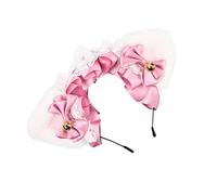 IMIKEYA 1 Cerchietto Cat Ear con Campanella Accessorio Cosplay per e Design Creativo e Chic per Ragazze e Raduni