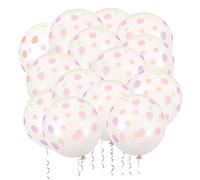 IMIKEYA 1 Confezione Palloncini Fluorescenti Neon Dots per Palloni per Decorazioni Compleanni Matrimoni e Celebrazioni Resistente e Non Sbiadisce Atmosfera Magica per Ogni