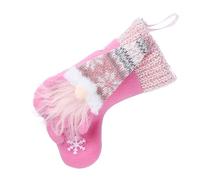 IMIKEYA 1 Pz. Calzini da Bambola Senza Volto Animali di Peluche Pantofola Giocattolo per Granchio Strisciante Calzini Soffici Decorazione Dell'albero di Natale Gnomi Grey Cotone Pp