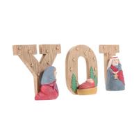 IMIKEYA 1 Set Decorazioni Religiose per Scrivania Statuetta Della Resina per Unico per Natale e Decorazioni