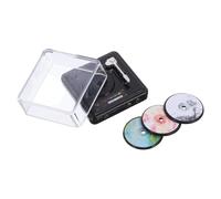 IMIKEYA 1 Set Miniature Simulazione Cd Player con Dischi per Decorazione Case Creativi