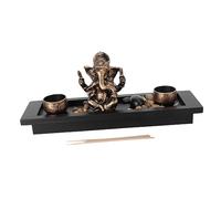 IMIKEYA 1 Set Ornamenti di Buddha del tronco elefante arredamento elefante idolo di grandi dimensioni buddha statua buddha statue ornamento in resina scultura di ricchezza Pietra Brown