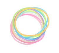 IMIKEYA 10 Pezzi Bracciali in Silicone Luminosi Braccialetti Colorati per Feste Resistenti e Duraturi Accessori Eleganti per Natale e Speciali