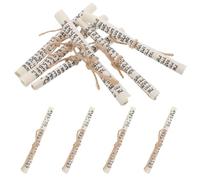 IMIKEYA 10 Pezzi Mezuzah Kosher per Benedizione Porta Ebraica Pezzi Religiosi Piccoli in Pergamena Decorazioni Religiose Israeliane per Casa e Porte Ornamenti Sacri per Tradizioni