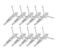 IMIKEYA 10 Pezzi Mini Statua di Gesù Design Realistico e Resistenza allo Sbiadimento in Acciaio Inossidabile Argento Decorazione Versatile per Chiese e Negozi