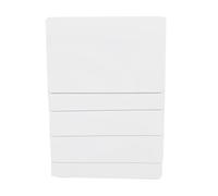 IMIKEYA 100 Carte Smart Card Pvc Bianche Impermeabili Chip, Tessere di Accesso Contatto Ic Riscrivibili per Supermercati e Hotel, Confezione da 100 Pezzi