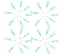 IMIKEYA 100 Pezzi Ago Erogatore Industriale per Colla 21g Riutilizzabile in Metallo per Dispenser Adesivo, Punta Dell’ago di Erogazione per Dosaggio Preciso in Applicazioni Manuali