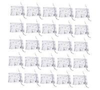 IMIKEYA 100 Pezzi Sacchetti Organza con Buste Trasparenti Eleganti Sacchetti con Coulisse per Gioielli Caramelle e Regali per Matrimoni Shower e Feste