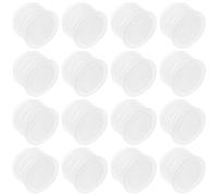 IMIKEYA 100 Pezzi Tappi Bottiglia Plastica Trasparente Tappi Rotondi per Bottiglie Vino e Contenitori Sostitutivi per Tubi per Cucina e Laboratorio