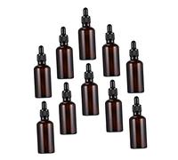 IMIKEYA 10pezzi Contagocce in Vetro Scuro Ricaricabili e Portatili Per Essenziali e Profumi Dispenser