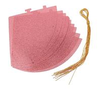 IMIKEYA 12 Cappelli di Compleanno Forma o Glitter per Decorazioni per feste per Bambini per Compleanno e Showers Colore Casuale