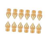 IMIKEYA 12 Pezzi Ugelli per Estrusore per Stampante Sostituzione Facile Compatibili con Filamenti Abrasivi Accessori Professionali per