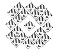 IMIKEYA 150 pezzi classi etichette adesive impermeabili di avvertimento per batterie al litio, design resistente e visibile, per spedizione e trasporto sicuro di merci