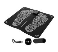 IMIKEYA 1pezzi Cuscino Massaggiante per Piedi Ricarica USB Massaggiatore per Pianta del Piede Microcorrente Imita Tecniche di Massaggio Plantare di Base di Intensità Colore Casuale