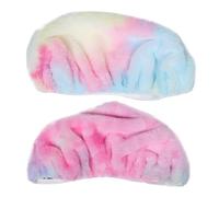 IMIKEYA 1set Coprisedile WC Peluche Lavabile Design Tie-Dye Accessorio per Bagno Copriwater Inverno Facile da Installare
