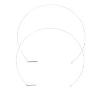 IMIKEYA 2 Pezzi Anello Serraggio per Porta Lavatrice Compatibile con Diverse Marche e Facile Sostituzione Previene Perdite Guarnizione Ricambio per Manicotto Lavatrice