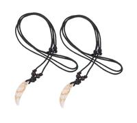 IMIKEYA 2 pezzi collana da donna ciondolo retrò in acrilico gioielli vintage resistente accessorio versatile per feste e uso quotidiano