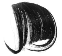 IMIKEYA 2 pezzi di frangia finta, clip per donna ariosa e fine, colore naturale, stanghette per capelli invisibili, marchi per uso quotidiano e feste