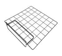 IMIKEYA 2 pezzi espositore griglia da tavolo con base grande nera supporto multiuso per foto artigianato e bancarelle di mercato scaffale display stile minimalista per organizzazione