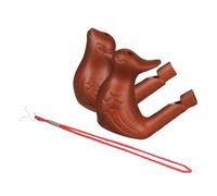IMIKEYA 2 pezzi fischietti in ceramica per uccelli musicali d'acqua giocattoli per compleanno e decorazione divertente giocattoli di fischio novità per lo sviluppo uditivo