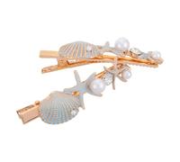 IMIKEYA 2 pezzi Forcine da Mare con Design Chic di Mare Accessori per Capelli per Donne Clip per Capelli Resistenti e Versatili per Matrimoni e