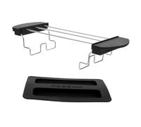 IMIKEYA 2 pezzi in silicone per tostapane e supporto per toast set nero per elettrodomestici da cucina accessori per fare il pane e il riscaldamento del pane per uso quotidiano