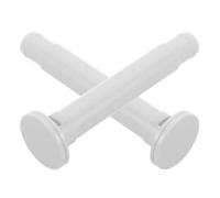 IMIKEYA 2 Pezzi Kit di Ricambio per Tappo di Scarico Filettato per Frigorifero e Congelatore, Accessorio in Plastica Bianco Installazione Rapida per Feste ed Eventi All'aperto