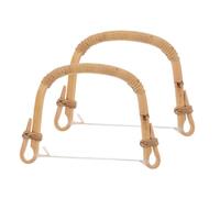 IMIKEYA 2 Pezzi Manico per Teiera in Legno Resistente al Calore Sostituzione Forma per Teiere Cinesi e Giapponesi Impugnatura Antiscottatura Facile da Installare