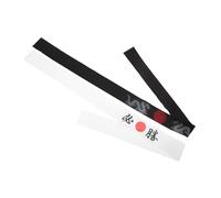 IMIKEYA 2 Pezzi Ninja Karate Warrior Fascia Bushido Cappello Cucina Giapponese Fascia Samurai Warrior Fascia Fascia Culinaria Giapponese Per Chef