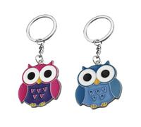 IMIKEYA 2 pezzi Pendente Gufo Creativo Ornamenti Borsa Durevoli in Lega di Zinco Piccoli per e Famiglie Accessori per Zaino e Auto