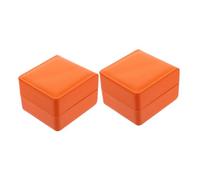 IMIKEYA 2 pezzi Scatola Portaorologi Singola PU Custodia Protettiva Portatile per Organizer Compatto e Esposizione Colore
