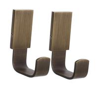 IMIKEYA 2 pezzi Vintage Brass Bathroom Hooks Wall Mounted Towel Coat Hooks For Kitchen Bathrobes Hats Scarves And Bags Robes Hangers For Tiles Wood Glass Walls