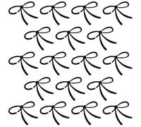 IMIKEYA 20 Etichette decorative per calici da vino con fiocco segnalibri acrilici per bevande etichette riutilizzabili per bicchieri di vino per nomi