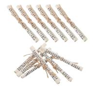 IMIKEYA 20 Pezzi di Carta per Mezuzah Ebraica Rotolo di Mezuzah Kosher