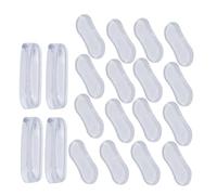 IMIKEYA 20 Pezzi Pad Di Colla Coperchio Toilette Silenzioso Riduttore Di Rumore Coperchio Tamponi Adesivi Trasparente Gel Di Silice