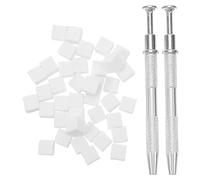 IMIKEYA 200 Spugne Morbide per Nail Art con Penna e Pinza Mini Spugna per Unghie Effetto Ombré, Strumenti Manicure Fai da Te per Salone e Uso Domestico
