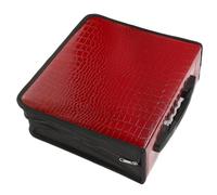 IMIKEYA 200pezzi Per Cd Pu Capacità Custodia Per Dvd e Cd Per Organizzazione e Conservazione Zipper Facile e Resistente