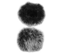 IMIKEYA 2pezzi Copertura Antivento Pelosa Per Microfono Cuffia Per Microfono Da Esterno Protezione Dal Vento Per Registrazioni Nitide