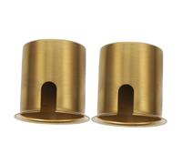 IMIKEYA 2pezzi Lampada Da Tavolo Accessori Moderni Copriprese in Metallo Base Decorativa Per Parete e Soffitto Accessori Illuminazione Per