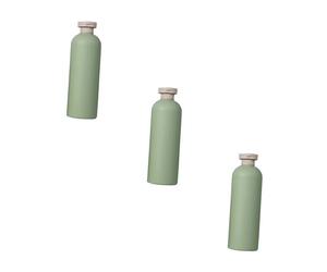 IMIKEYA 3 bottiglie per gel doccia, confezione da 3 pezzi, multiuso, per shampoo, lozione e gel da bagno, design compatto ed ermetico, adatte per una comoda conservazione